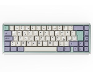 Tastatur - Varmilo VXT68 Minilo Eucalyptus TLK 65% - Gateron G Pro 2.0 Red - ND - Gamingtastatur - Nordisk - Beige - A66A046E0A5A02A039