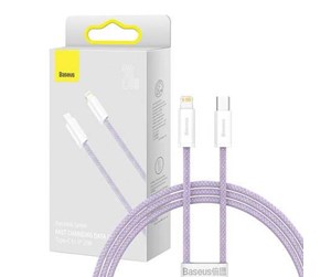 USB - Baseus USB-C cable for Lightning  Dynamic Series 20W 1m (purple) - CALD000005