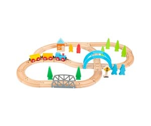 Treleker - Small Foot - Wooden Train Set Big Journey 40 pcs. - 11491