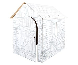 Utendørsleker - Small Foot - Cardboard Playhouse Farm 87x71x88cm - 10015