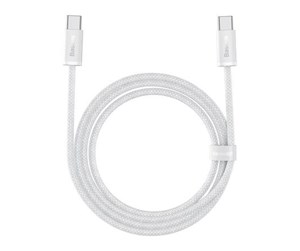 USB - Baseus Cable USB-C to USB-C  100W 2m (white) - CALD000302