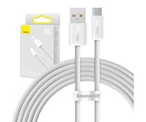 USB - Baseus Cable USB to USB-C  Dynamic Series 100W 2m (white) - CALD000702