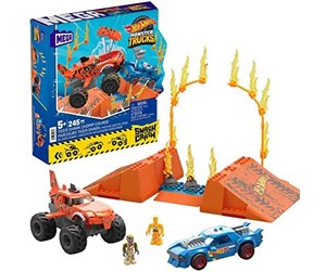 Leketøysbil - Hot Wheels MEGA  Smash n Crash Tiger Shark Chomp Course - HKF88