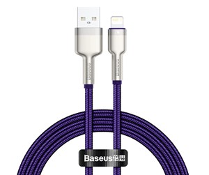 USB - Baseus USB cable for Lightning  Cafule 2.4A 1m (purple) - CALJK-A05