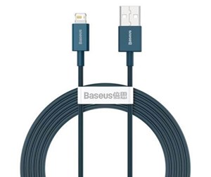 USB - Baseus Superior Series Cable USB to iP 2.4A 2m (blue) - CALYS-C03