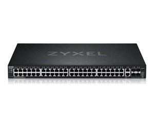 Switch/splitter - ZyXEL XGS2220 Series XGS2220-54 - switch - L3 access NebulaFLEX Cloud - 48 ports - Managed - rack-mountable - XGS2220-54-EU0101F