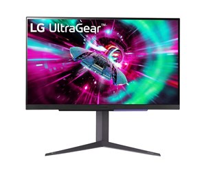 Skjerm - 27" LG UltraGear 27GR93U-B - 3840x2160 - 144Hz - IPS - DisplayHDR 400 - 27GR93U-B