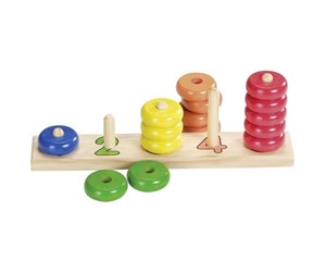 Babyleker - Goki Wooden Stacking Puzzle color - 58941