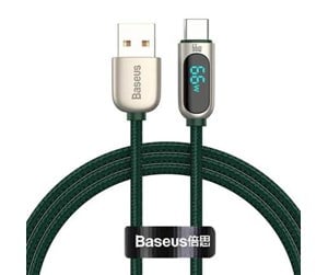 USB - Baseus Display Cable USB to Type-C 66W 1m (green) - CASX020006