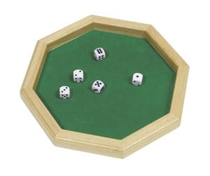 Brettspill & Puslespill - Goki Dice Board + Dice - 56954