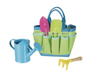 Utendørsleker - Goki Garden Bag with Garden Tools - 63892