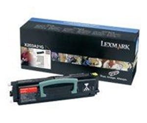 Printertilbehør blekk/toner - Lexmark - black - original - toner cartridge - LCCP - Laser toner Svart - X203A21G