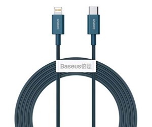 USB - Baseus Superior Series Cable USB-C to iP 20W PD 2m (blue) - CATLYS-C03