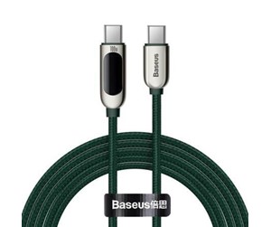 USB - Baseus Cable USB-C to USB-C  Display 100W 2m (green) - CATSK-C06