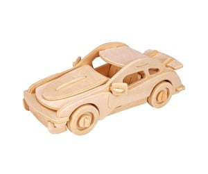 Byggesett - Eureka Gepetto's Workshop Wooden Building Kit 3D - Sports car - 52473154