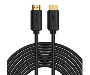 Skjermkabel - Baseus 2x HDMI 2.0 4K 30Hz Cable 3D HDR 18Gbps 8m (black) - CAKGQ-E01