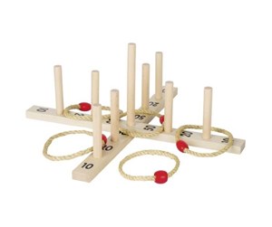 Utendørsleker - Goki Wooden Ring Toss Game - SA059