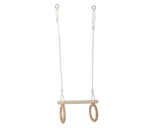 Utendørsleker - Small Foot - Wooden Trapeze with Gymnastic Rings - 11909