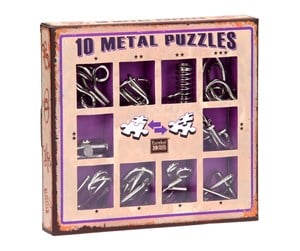 Puslespill - Eureka Brain puzzle set Purple 10pcs. 3D Puslespill - 52473359