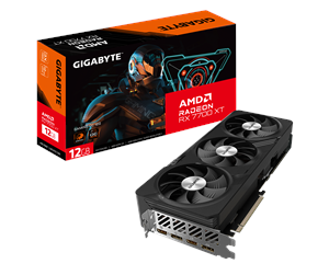 Grafikkort - GIGABYTE Radeon RX 7700 XT GAMING OC - 12GB GDDR6 RAM - Grafikkort - GV-R77XTGAMING OC-12GD