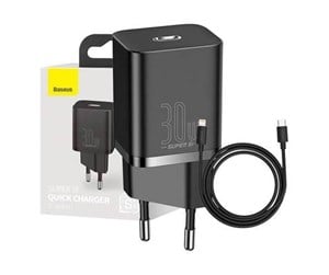 Mobil - Adaptere og ladere - Baseus Super Si Quick Charger 1C 30W (black) - CCSUP-J01