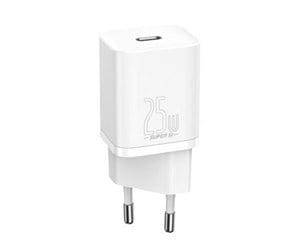 Mobil - Adaptere og ladere - Baseus Super Si Quick Charger 1C 25W (white) - CCSP020102