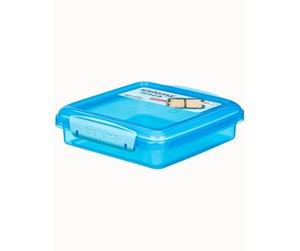 Kjøkkentilbehør - Sistema SANDWICH BOX LUNCH 450ML - Blue - 31646