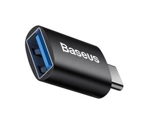 USB-hub - Baseus Ingenuity USB-C to USB-A adapter OTG (Black) USB-hub - 1 - Svart - ZJJQ000001