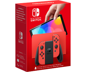 Spillkonsoll - Nintendo Switch OLED (Mario Red Edition) - 0045496453633