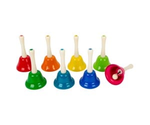 Treleker - Small Foot - Colored Handbells Set of 8 - 11693