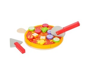 Rollelek - Small Foot - Wooden Cut and Play Food Pizza Set 21dlg. - 11063