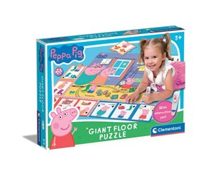 Puslespill - Clementoni Floor Puzzle Large Interactive - Peppa Pig Gulv - 61508