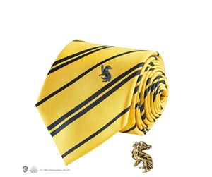 Reklameartikler - Harry Potter - Hufflepuff - Deluxe Tie with metal - 5202CRNECKTIE8