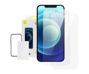 Mobil - Beskyttelsesglass - Baseus Tempered glass 0.3mm for iPhone 12 Pro Max 6.7inch (2pcs) - SGBL060802