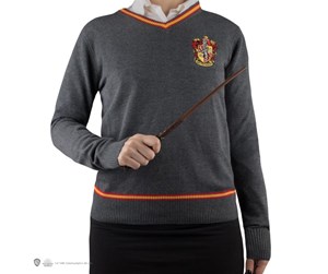 Reklameartikler - Harry Potter - Gryffindor - Grey Knitted (Medium) - Genser - 5202CRSWGM