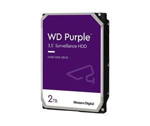 Harddisk - WD Purple - 2TB - Harddisk - WD23PURZ - SATA-600 - 3.5" - WD23PURZ