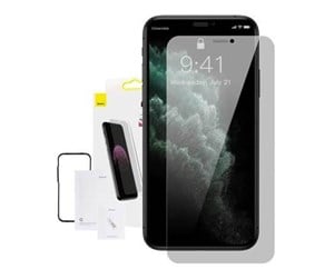 Mobil - Beskyttelsesglass - Baseus 0.3mm Full-screen and Full-glass Tempered Glass (1pcs pack) for iPhone XR/11 6.1 inch - SGBL061602