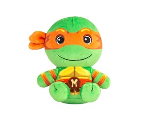 Reklameartikler - Tomy - Club Mocchi-Mocchi- Teenage Mutant Ninja Turtles™ Michelangelo Junior 15 cm - Bamser & kosedyr - 0053941128678