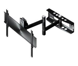 Veggmontering, AV-braketter & AV-møbler - Peerless AV Peerless Full-Motion Plus Wall Mount PLA50-UNL mounting kit - for flat panel - black 80" - PLA50-UNL