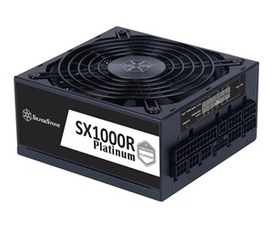 Strømforsyning (PSU) - SilverStone SFX-L Series SST-SX1000-LPT Strømforsyning (PSU) - 1000 Watt - 120 mm - ATX - 80 Plus - SST-SX1000R-PL