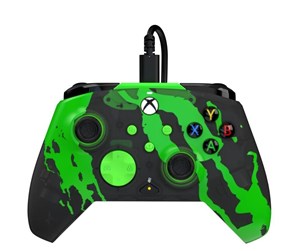 Spill - Tilbehør - PDP Rematch Jolt Green (Glow In Dark) - Controller - Microsoft Xbox One - XSX122RWCJG