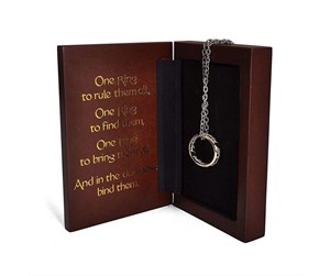 Reklameartikler - Noble - The Lord of the Rings - The One Ring - Sterling Silver GP - 812370010943