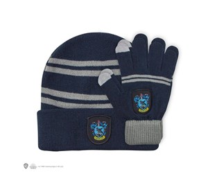 Reklameartikler - Harry Potter - Beanie/Gloves Ravenclaw Kids set EU - Beanie - 4895205601192