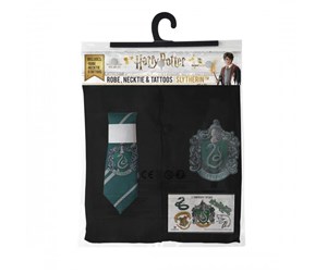 Reklameartikler - Harry Potter - Entry Robe Necktie & Tattoos Slytherin Small EU - 4895205605268