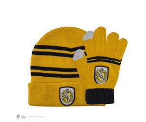 Reklameartikler - Harry Potter - Beanie/Gloves Hufflepuff Kids set EU - Beanie - 4895205601185