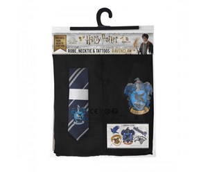 Reklameartikler - Harry Potter - Entry Robe Necktie & Tattoos Ravenclaw kids EU - 4895205606517