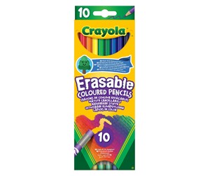 Kreative leker - Crayola Colored Pencils Erasable 10pcs. - 256247