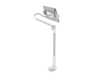 Nettbrett - Andre tilbehør - Baseus Phone / tablet rotary clip holder  Otaku Life Rotary Pro (silver) - LUZQ000012