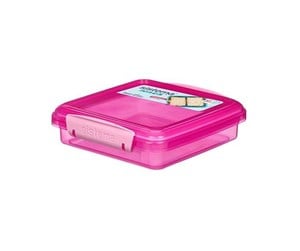 Kjøkkentilbehør - Sistema SANDWICH BOX LUNCH 450ML - Pink - 31646-9414202316462