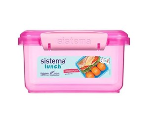 Kjøkkentilbehør - Sistema Lunch Plus1.2 L - Pink - 31651-1-9414202316516